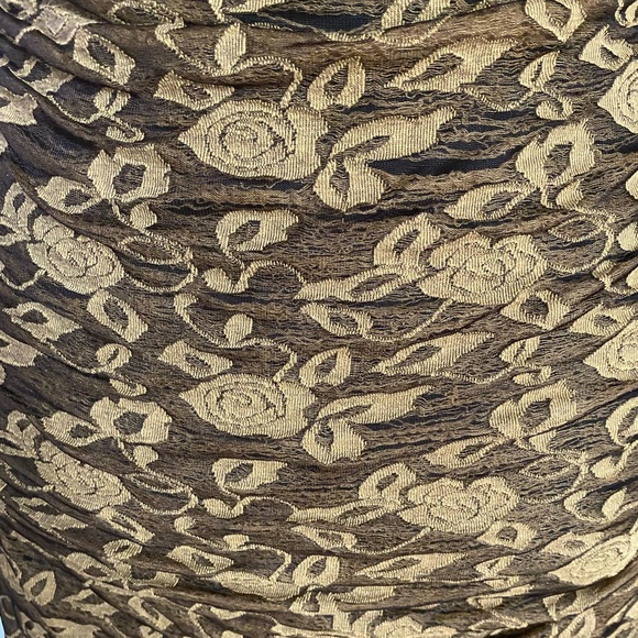 [Free People] NWOT Gold Keyhole Back Dress - Picture 5 of 6
